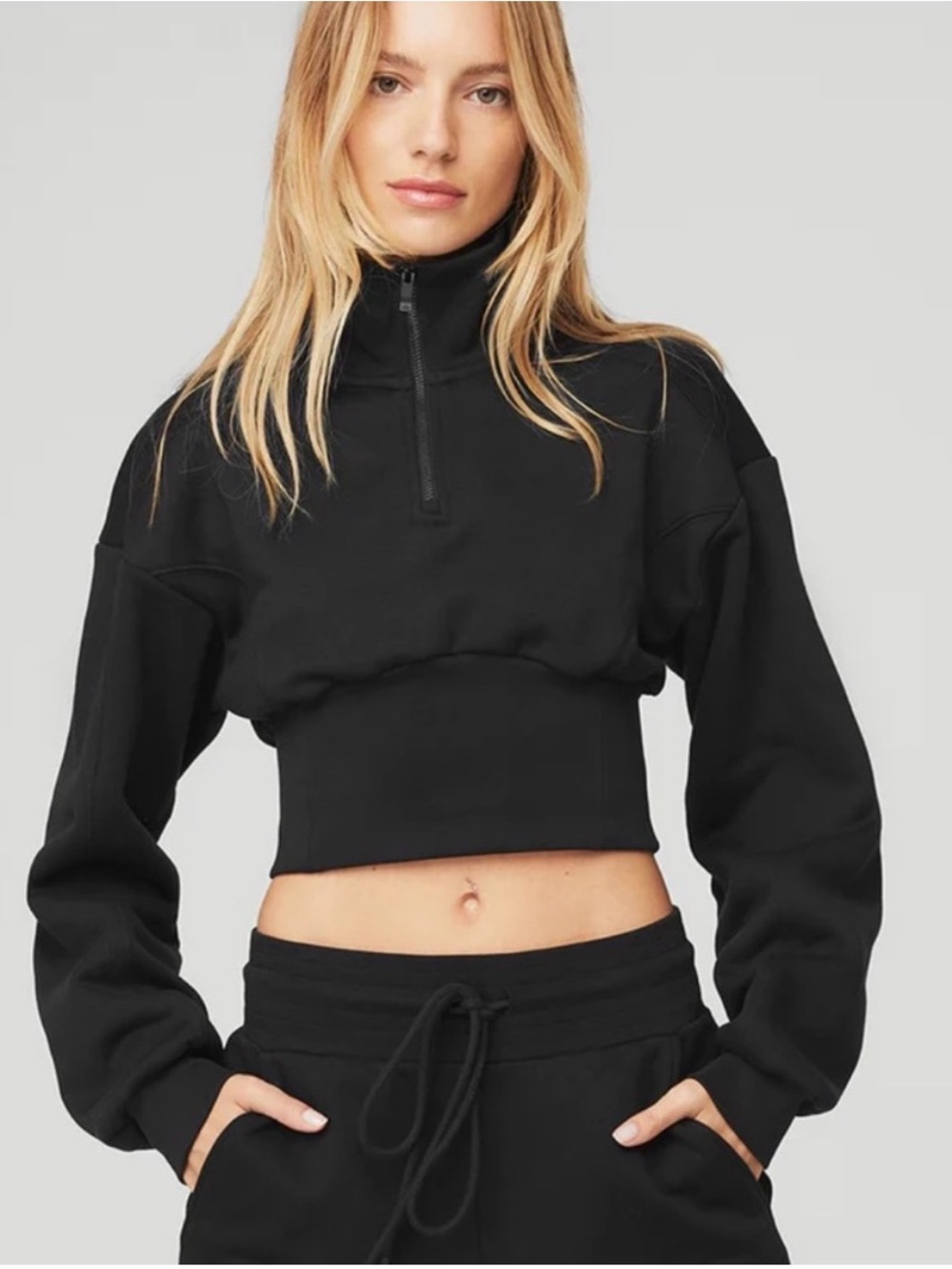 ALO Yoga Vixen Cropped 1/4 Zip